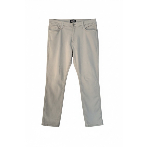 DUER No Sweat Relaxed Taper Men's Pants Fog Size 40x30 Style MFNR1002 NWT